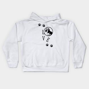 Basset hound Kids Hoodie